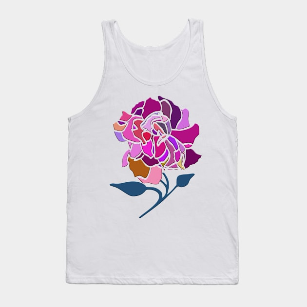 Gardenia in Stained-Glass Tank Top by mavicfe